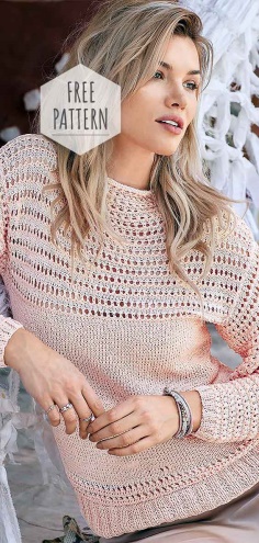Knitted Blouse Free Pattern
