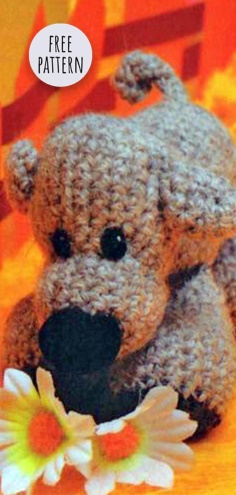 Crochet Toy Dog Free Pattern