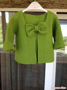 CARDIGAN FOR GIRLS TIED IN ONE PIECE