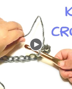 Teach Your Kid To Crochet a Chain 4 -6 years old  Crochet for Beginners