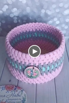 Super Pink Basket Stitch