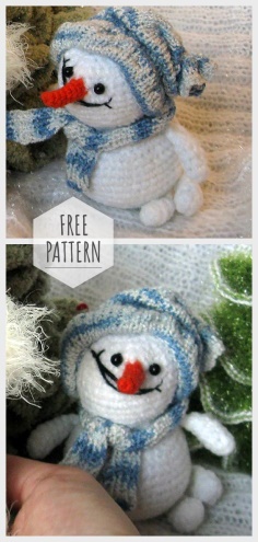 Amigurumi Happy Snowman Free Pattern