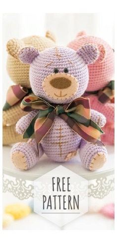 Teddy Bear Amigurumi Free Pattern
