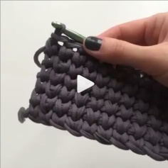 How to knit basket crochet video tutorial