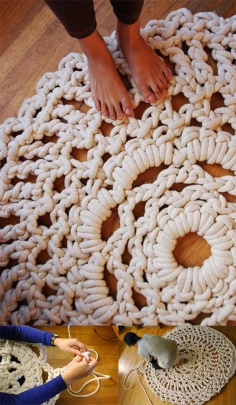 Knitting Rug