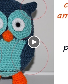 How To Crochet Amigurumi Owl - Part 2