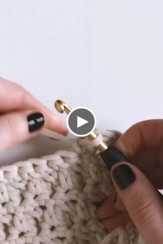 Crochet  hook bubble texture