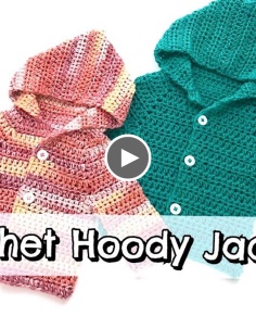How to Crochet Hoody Jacket (newborn & 0-3 months)