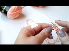 How to knit crochet join pattern video tutorial
