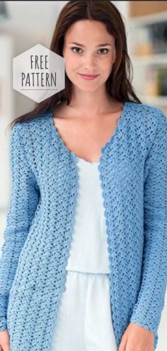 Crochet Nightgown Cardigan Free Pattern