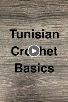 Tunisian Crochet Basics Tutorial
