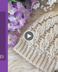 How to Crochet a Cable Hat: The Alyssa Crochet Cable Hat (Child-Sm Adult)