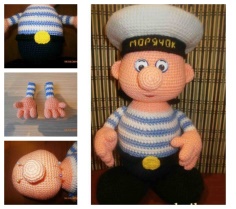 KNITTED GNOME SAILOR