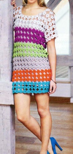 Beautiful Crochet Tunic Dress