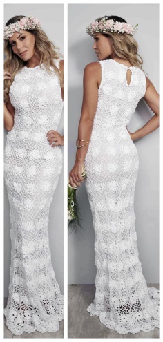 Crochet Wedding Dress Pattern