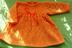 Knitted Dress For Baby