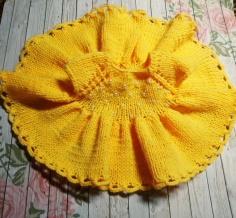 Yellow Dress Crochet