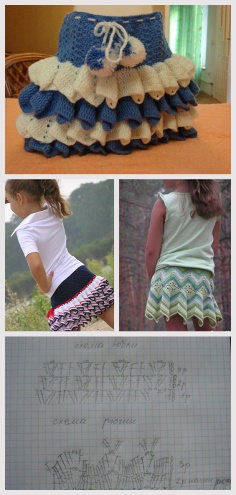 Crochet Skirt for Kids