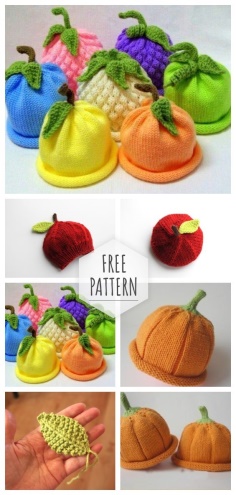 Caps for babies free pattern