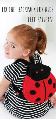 Crochet Backpack for Kids Free Pattern