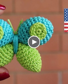Crochet amigurumi butterfly  MARYJ HANDMADE