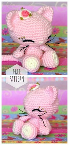 Crochet Keychain Hello Kitty
