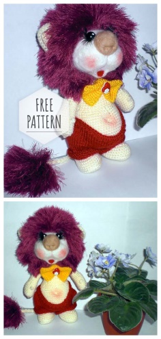 Crochet Toy Lion Free Pattern