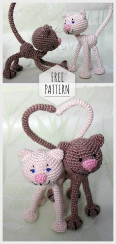 Amigurumi Cats Free Pattern