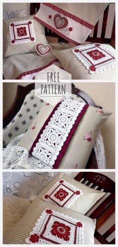 Crochet Vintage Pillow Free Pattern