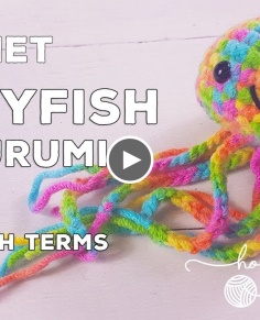 Crochet Amigurumi Jellyfish (Quick amp; Easy!) Ideal for Beginners