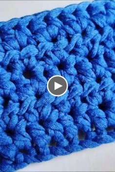 Universal crochet pattern of knitted yarn