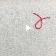 How to knit Stem Stitch video tutorial