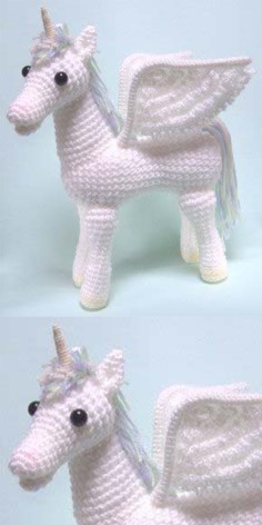 Amigurumi Pegasus Unicorn