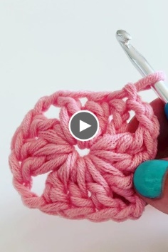 How to Make Granny Square One Colour