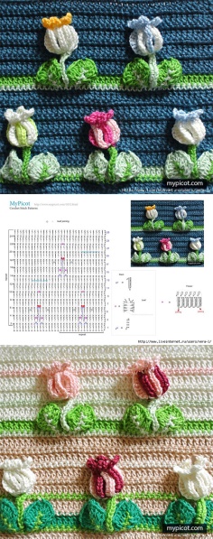 Crochet Pattern Tulips - Tutorial
