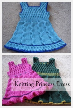 How to Make Knitting Princess Dress