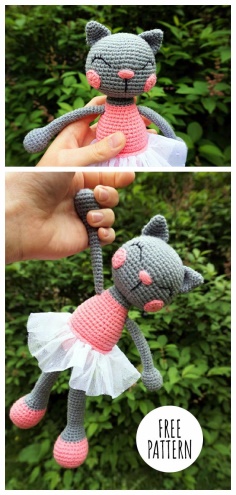 Crochet Cat Free Pattern