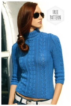 Sweater embossed pattern 
