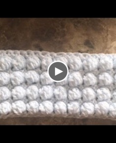 How to Crochet Bobble Stitch Step by Step