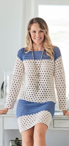 Pullover and Skirt Crochet Pattern