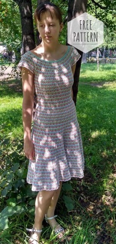 Crochet Dress Free Pattern