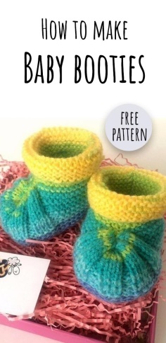 Baby Booties Free Pattern