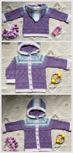 Knitted Cardigan for Kids