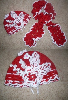 Knitting Hat and Scarf