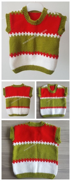 Colorful Baby Sweater Crochet
