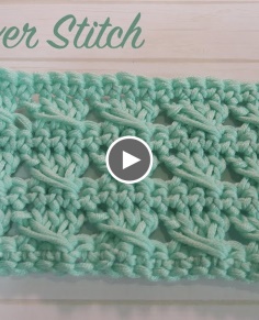 Simple Crochet: Cross Over Stitch - scarves  blankets etc.