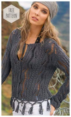SUMMER PULLOVER WITH TASSELS