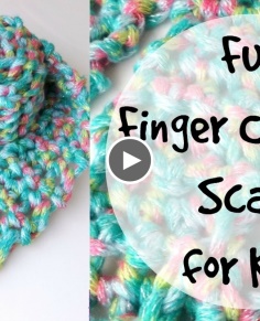 How To Finger Crochet A Fun Kid39;s Scarf Episode 220