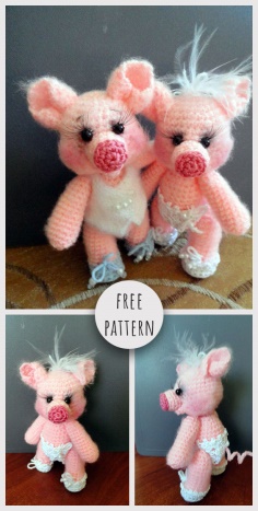 Amigurumi Baby Pig Free Pattern
