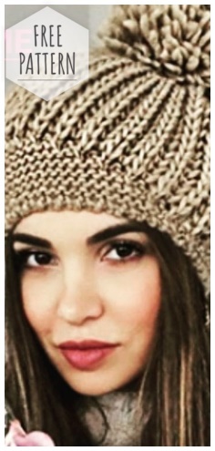 Fashionable knitting hat